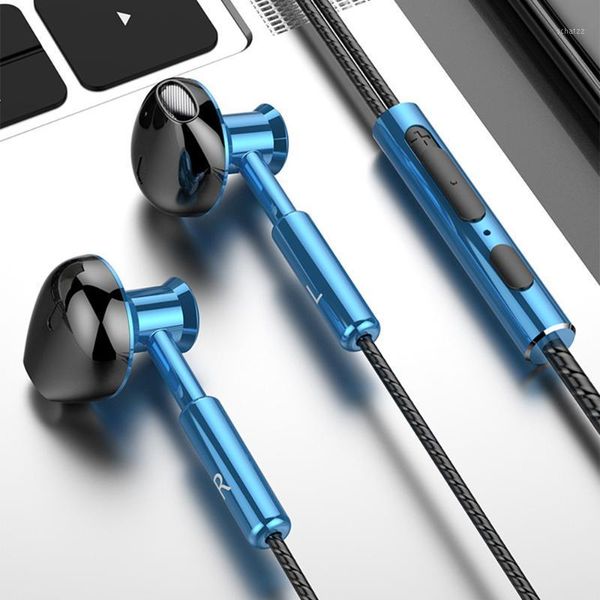 

8d metal 3.5mm jack wired earphone sport earbuds noice cancelling phone headset with mic in-ear stereo surround earphone1