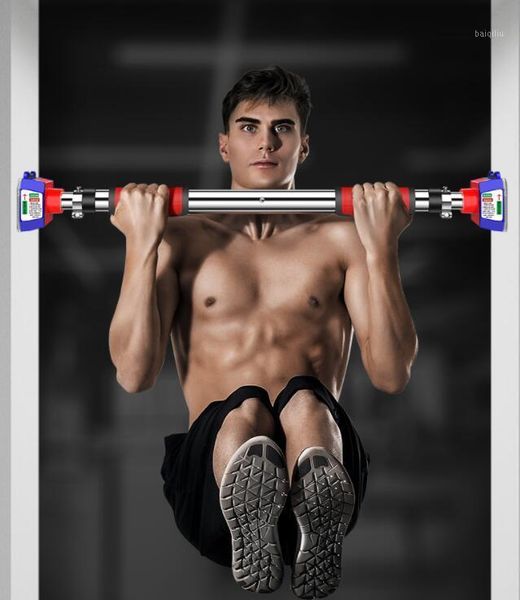 

73-94cm no punching installation high bar skidproof safe door horizontal bar1