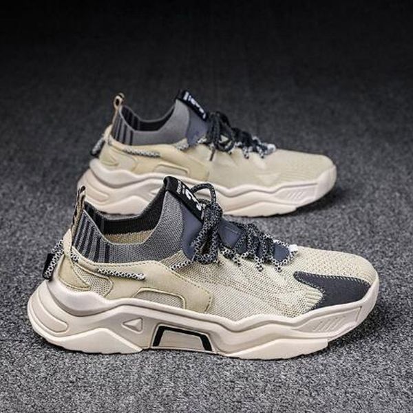 

2020 luxury fashion designer new men's running shoes sneakers lightweight breathable sneakers size 39-44 ing, Black