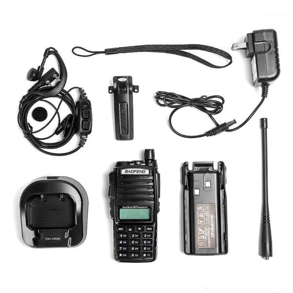 

uv-82 plus 8w 10km long distance powerful portable walkie talkie cb vhf / uhf amateur two way radio 8 wauv82 plus1