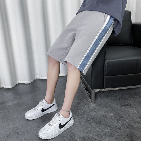 

shorts summer thin korean loose straight fashion brand versatile casual sports men's pants, White;black