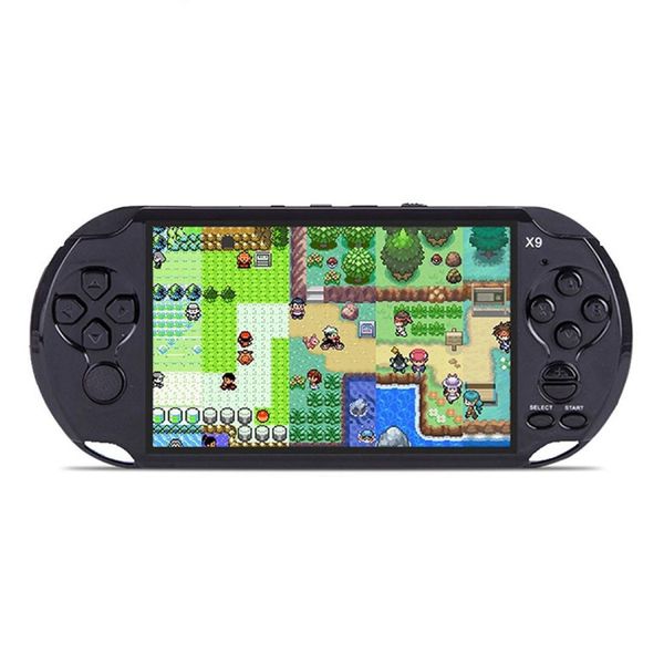 

x9 psp 51 inch pockrt console handheld game player support gbaarcnes