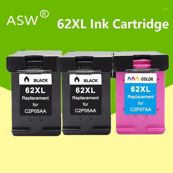 

ink cartridges 3pcs cartridge 62xl compatible for 62 xl envy 5540 5640 7640 5646 5541 5740 5742 5745 200 250 printer1