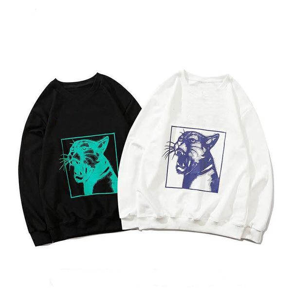 

sweater new pullover hat couple hoodie loose coat men's and women's padded outer wear, Black