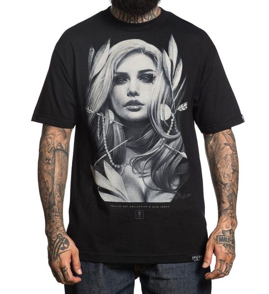 

sullen clothing arrows alex sorsa art black new short sleeve fashion 2018 latest fashion sport hooded sweatshirt hoodie t shirt