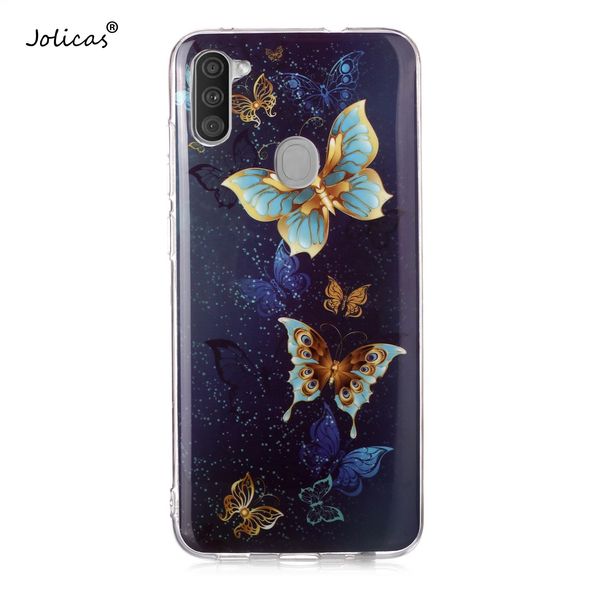 

seven wolves luminous tpu shell for armor a21 mobile cases sfor csse samsung galaxy cover a11 m11 a71 a01 a41 a51 casa
