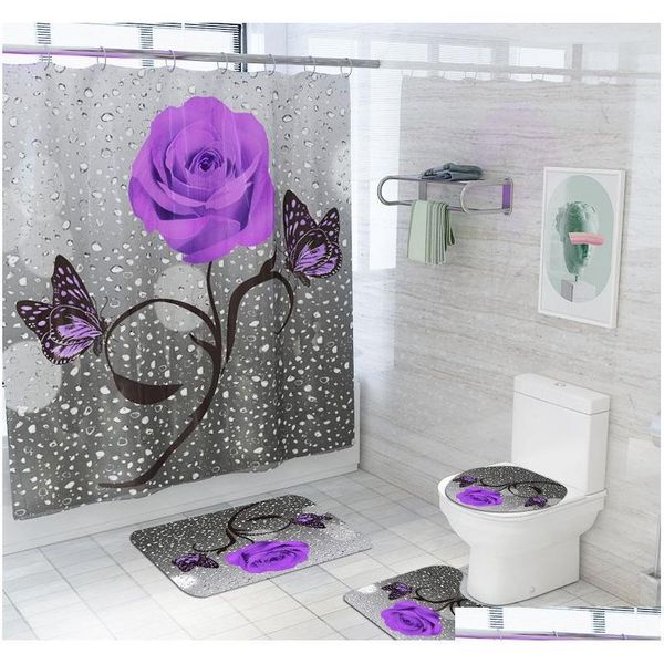 

flannel bathroom rugs home decor bath mat and shower curtain set toilet bath rugs none slip bathroom carp qyllbf lipper