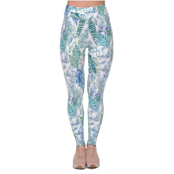 Nuove donne di design a vita alta Legging Monstera Jungle Stampa Moda Leggings Donna Pantaloni LJ201006