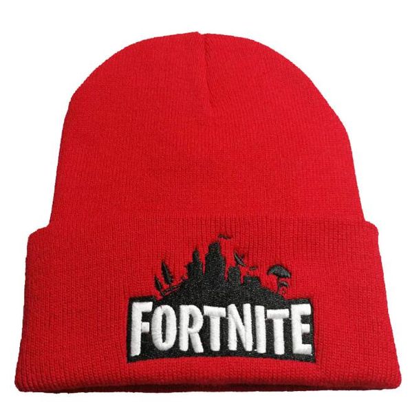 

2020 new embroidery autumn and winter hat knitted fortnite hat ad561, Blue;gray