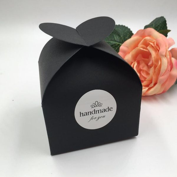 

20pcs/lot kraft wedding party favors gift boxes blank chocolates/cake/handmade food/candy box 8*8*8.5cm paper stora jllfoz