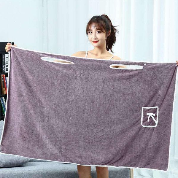 

towel bath hand wearable soft women bathrobe microfiber hair towels chic beach for autumn el home bathroom