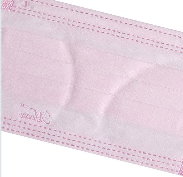 

2021 latest 3ply disposable polypropylene+ non-woven earloop paper filter 100% fabric face mask color custom printed new