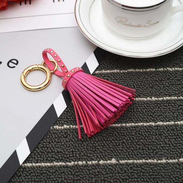 

new leather tassels key chain with one tassels for car keychain bag key ring holder accessory jewelry eh822 h bbyawj