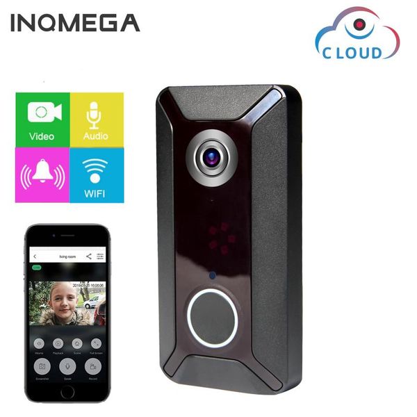 

doorbells inqmega wifi intercom video door doorbell smart ip phone bell camera for apartments ir alarm wireless security
