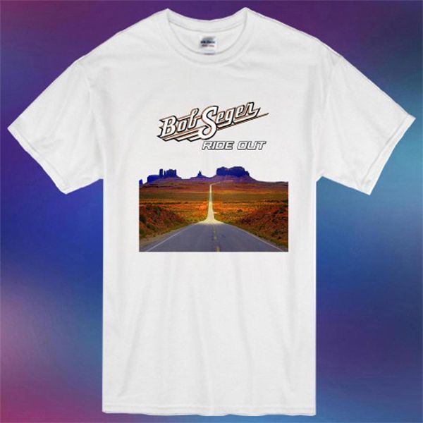 

new bob seger ride out album cover rock legend white t shirt size s 3xl fashion t shirts summer straight sport hooded sweatshirt hoodie