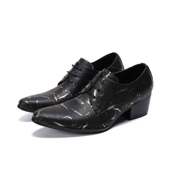

italian shoes men leather alligator shoes for men crocodile skin pointed toe loafers mens formal high heel pluse size47, Black