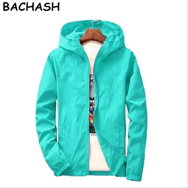 

s-7xl jackets spring autumn fashion hooded solid windbreaker jacket zipper pockets casual long sleeves coats plus size outwear y201012, Black;brown