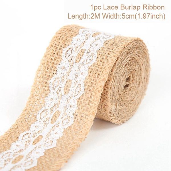 

fengreise burlap ленты 5m vintage wedding centerpectes украшения sisal кружевной отделкой джут гессиан деревенский деревянный декор party de