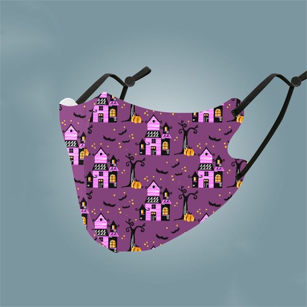 

cycling face mask mesh valve outdoor dust-proof anti smogmale female mask designer printed mask#169, Black