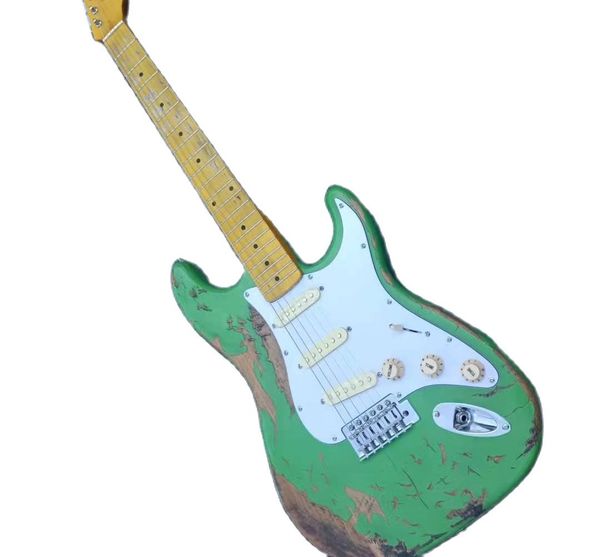 

custom relic strat guitar alder wood st body china made