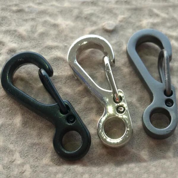 

10pcs/set aluminum alloy outdoor carabiner edc snap hooks camping hiking survival buckle locking carabiner jllmoi