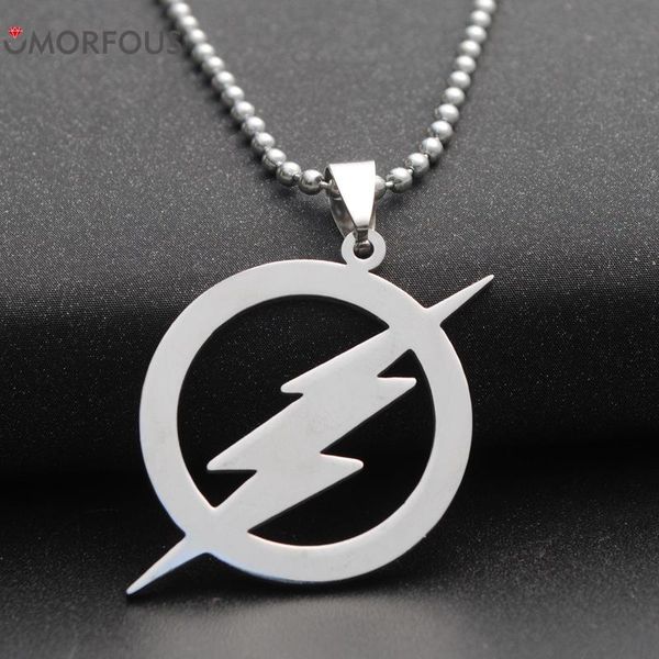 

10pcs/lot jewelry men 's necklace titanium steel pendant flash pendant necklace wholesale, Silver