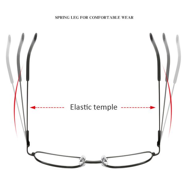 

iboode fashion metal vintage reading glasses women men presbyopic eyeglasses square frame optical spectacle clear lens eyewear