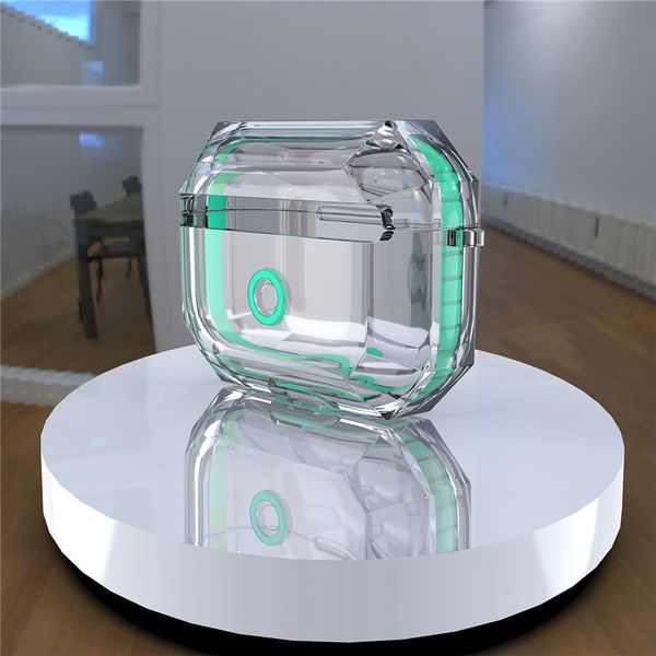 

caja de airpod case clear transparent silicone shockproof protection luxury designer airpods cases earpods airpods pro case airpod pro case