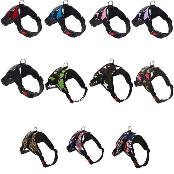 

breathable vest 11 colors multi size outdoor dog collars harness durable nylon handle
