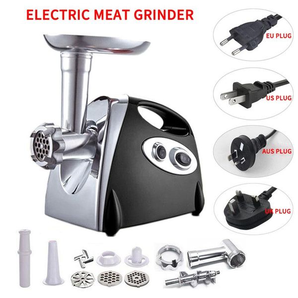 

electric meat grinder 300w mincer sausages maker grinding cutter heavy duty stuffer meat mincer home kitchen tools