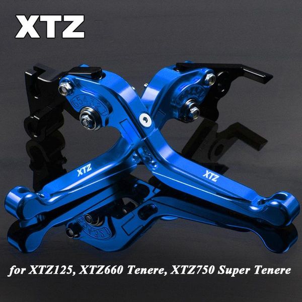 

foldable extendable cnc motorbike motorcycle brake clutch levers for xtz125 xtz660 xtz750 super tenere xtz 125 660 750