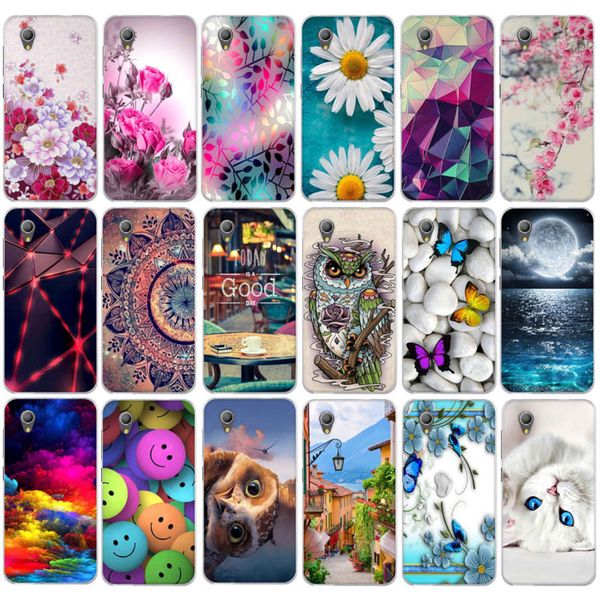 

5033d soft silicone sheath, 5033 tpu back shell, alcatel 1 flower and animal sheath
