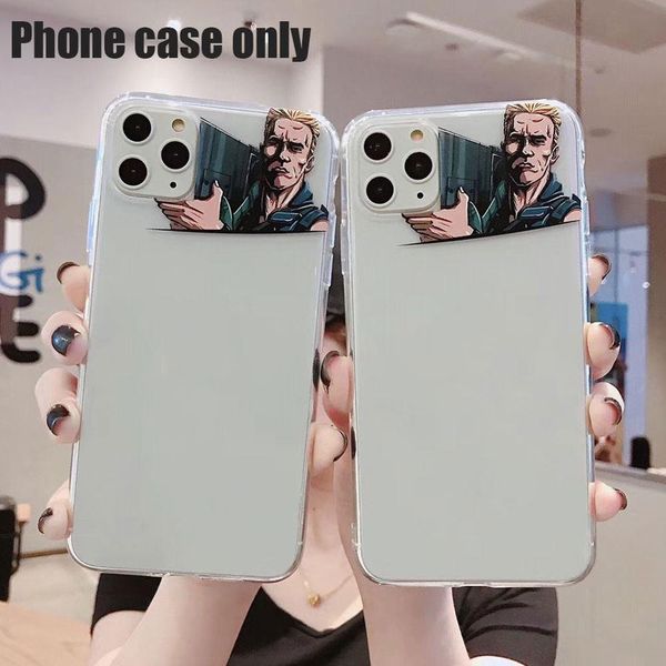 

mobile phone for iphone 11 12 pro max soft tpu shockproof case transparent protection back cover fundas coque