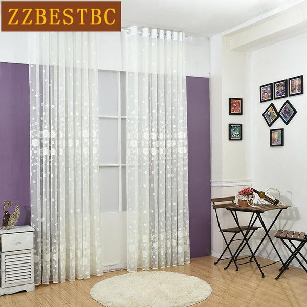 

curtain & drapes european upscale lace jacquard tulle curtains for living room white yellow pink voile bedroom window sheer kitchen