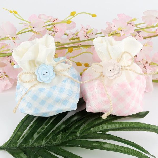 

gift wrap 3pcs 13.5*10cm drawstring cloth bag beautiful jewelry for wedding party diy decoration flower bags1