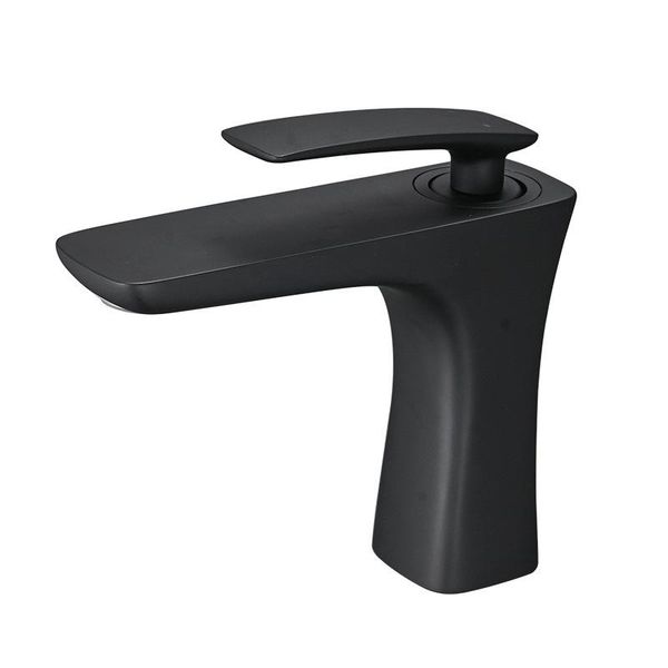 

bathroom sink faucets all copper black painted european single handle wash basin faucet splash and cold