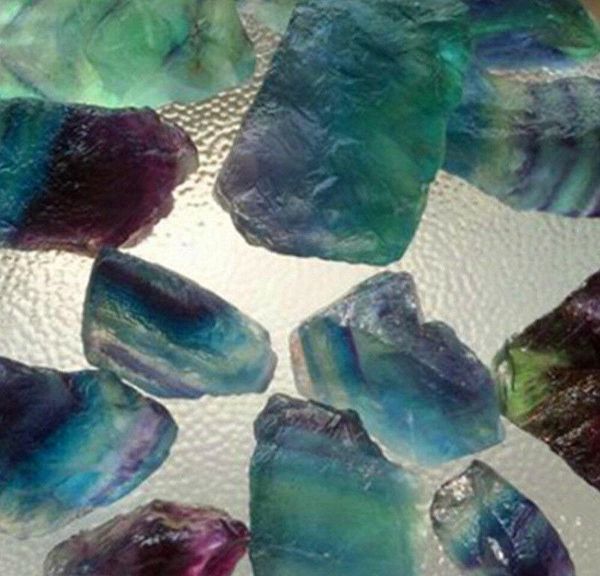 

1pcs colorful natural fluorite crystal striped fluorite quartz crystal stone point healing wa wmtsji dh_garden