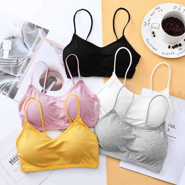 

bras fashion deep v push up padded bralette for women wireless soft bra crop girls backless lingerie underwear 1, Red;black