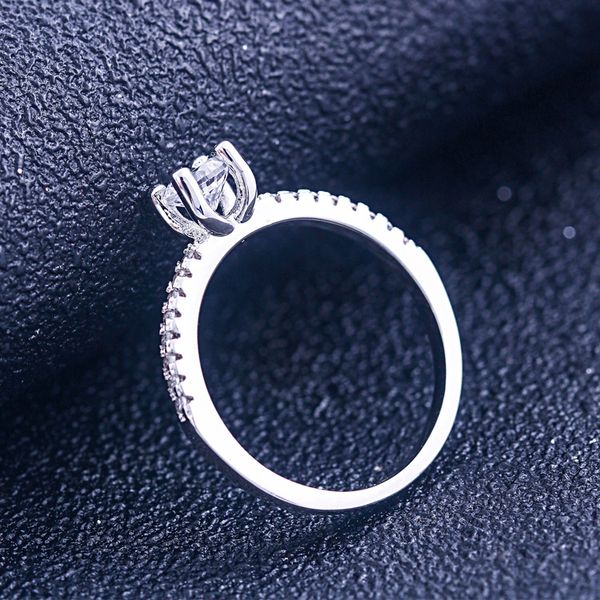 

fashion tonglin fashion 925 sterling silver ring womens jewelry european and american four-claw amazon women ring wholesale fashion design