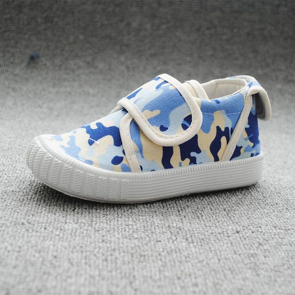

sneakers children camouflage blue casual shoes boys print canvas breathable flat student kids rubber sport, Black;red
