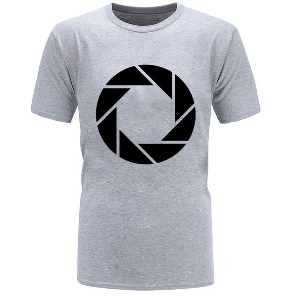 

sport aperture science logo men tshirts game design funny o neck pure cotton t-shirts printed men t-shirt 2019
