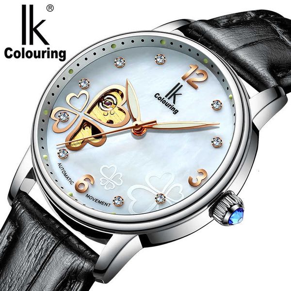 

womens casual simple mechanical stainless steel watch analog wristwatch clock gift reloj femenino female sport watch gift 2020, Slivery;brown