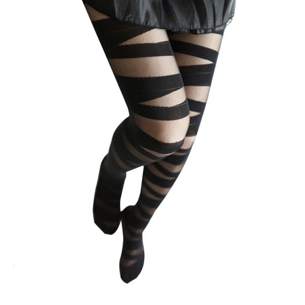 

new ny women fashion goth rocker cross bandage straps pantyhose tights stockings wholesale drop ship, Black;white