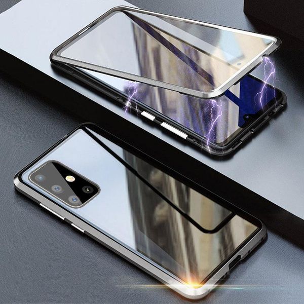 

magnetic case for samsung galaxy a51 a71 case double sided tempered glass case for samsung galaxy s10 lite note 10 lite h wmtbfg