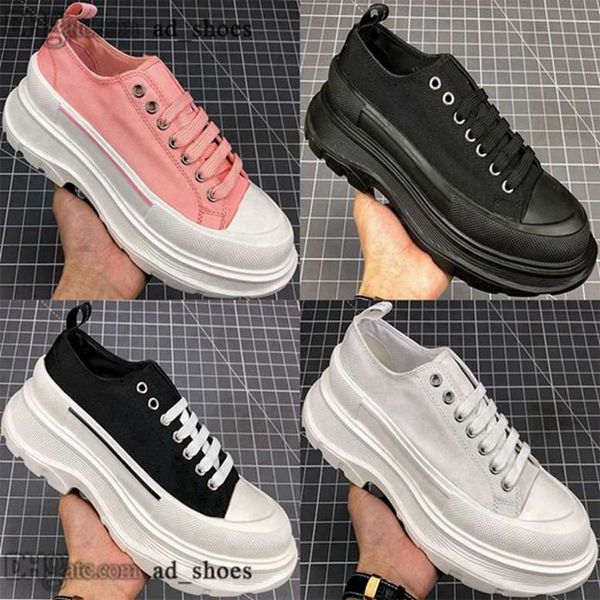 

mcqueens tread sneakers tenis casual 11 shoes zapatos eur alexander ladies 5 size us mqueen luxury mens women 35 men designer 45 trainers, Black;red