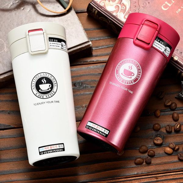 

тепловая кружка flask filter вакуумный из нержавеющей бутылки автомобиль с защитой therms travel steel cheel thermomug 380ml кофейная вода b