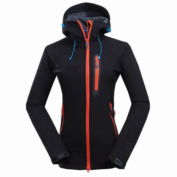 

winter outdoor sports jacket men women windproof hiking jakcets workout running sports wear trekking windbreaker coat, Black;brown
