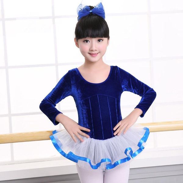 

girls performance clothes one-piece ballet dresses for girls 2-15y children velvet ballet dance costume kids ballerina clothes1, Black;red