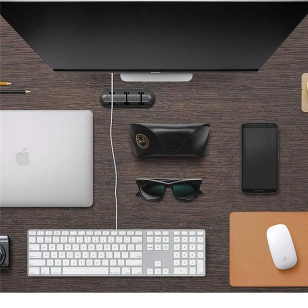 

iksnail cable holder sile cable organizer flexible usb winder management clips holder for mouse keyboard earphone jlllsm
