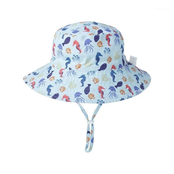 

baby round gift wide brim fisherman kids bucket hat beach solid lovely sun protection outdoor spring summer with chin strap1, Yellow